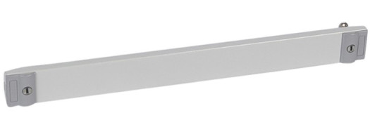 Сплошная лицевая панель металлическая XL³ 400 - высота 50 мм