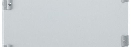 Сплошная металлическая лицевая панель - высота 200 мм - 24 модуля