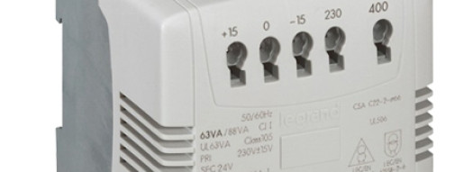 Однофазный трансформатор безопасности - 230/400 - 24V 40ВA