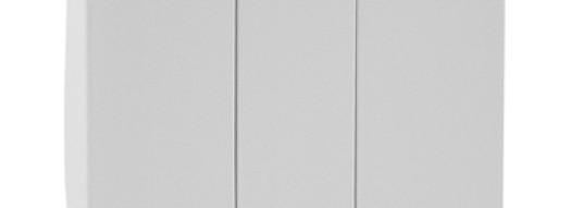 Лицевая панель для выключателя трехклавишного - Valena Life - белый