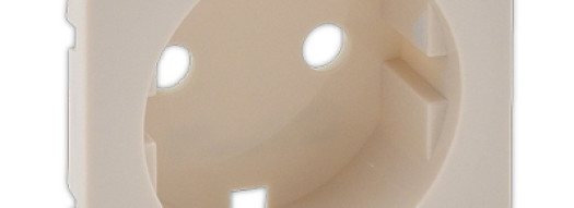 Лицевая панель для розеток 2К+З - Valena Life - слоновая кость