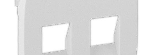 Лицевая панель для двойной акустической розетки - Valena Allure - белый