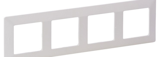 Рамка 4 поста - Valena Life - белый