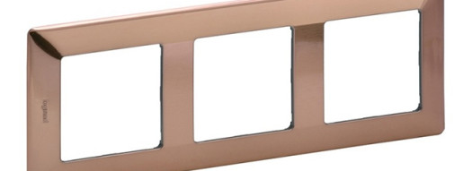 Рамка 3 поста - Valena Life - медь
