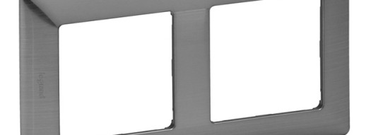 Рамка 2 поста - Valena Life - сталь