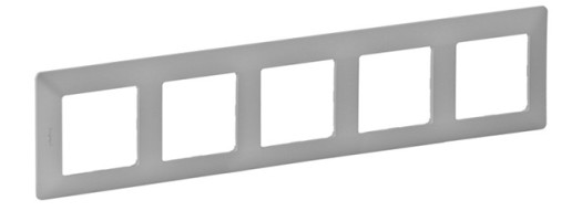 Рамка 5 постов - Valena Life - алюминий