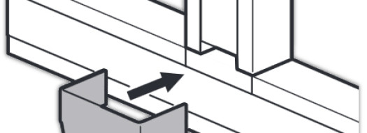Т-образный отвод - для кабель-каналов DLP-S 85x50