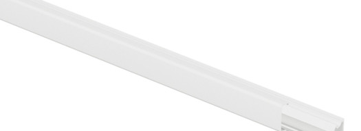 Мини-канал - Metra - 15x10 мм с крышкой - самоклей - 2 метра - белый