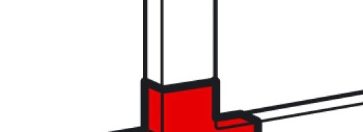 Т-образный отвод - для мини-каналов DLP-S 16x16