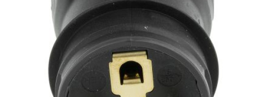 Вилка 2К+З - Legrand - черный