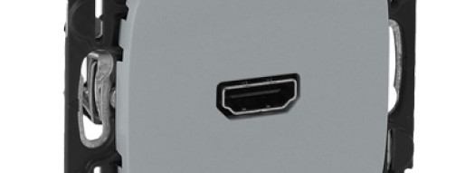 Розетка HDMI - Valena Allure - алюминий