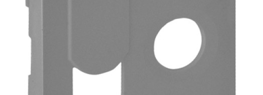 Лицевая панель для розеток TV+RJ45 - Valena Life - алюминий