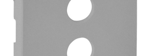 Лицевая панель для аудиорозетки ''банан" - Valena Life - алюминий