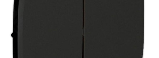 Лицевая панель для 2-клавишных выкл./перекл. и кнопок - Valena Allure - черный