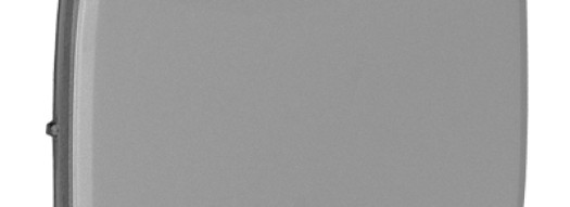 Лицевая панель с символом ''звонок" - Valena Allure - алюминий