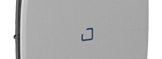 Лицевая панель с подсветкой/индикацией - Valena Allure - алюминий