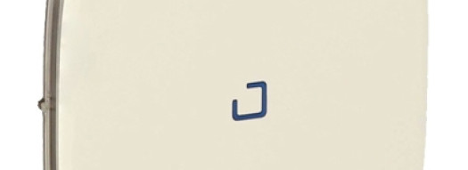 Лицевая панель с символом ''звонок" и подсветкой - Valena Allure - слоновая кость