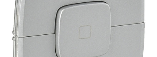 Лицевая панель для выключателя жалюзи и рольставней - Valena Allure - алюминий