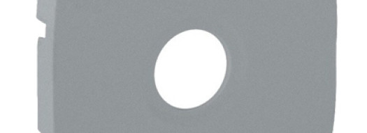 Лицевая панель для розеток TV - Valena Allure - алюминий