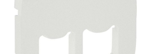 Лицевая панель для двойных розеток RJ45 и RJ11 - Valena Allure - жемчуг