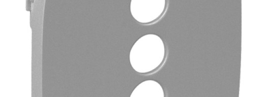 Лицевая панель для розетки RCA - Valena Allure - алюминий