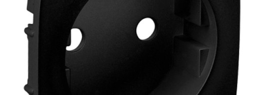 Лицевая панель для розеток 2К+З - Valena Allure - черный