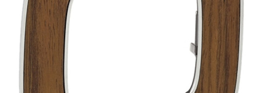 Рамка 1 пост - Valena Allure - орех