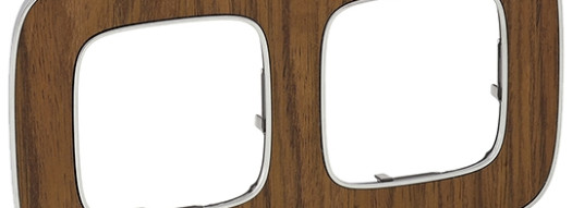 Рамка 2 поста - Valena Allure - орех