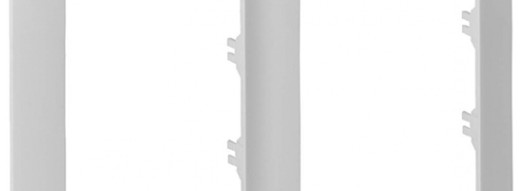 Рамка для двойной розетки без перегородки 2 поста - Valena Life - белый