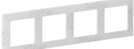Рамка 4 поста - Valena Life - эл грей