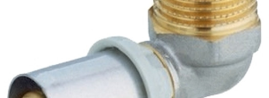 Пресс-угол с наружной резьбой 20х3/4'' - F.I.V.