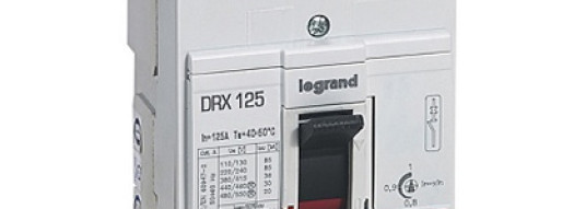 Автоматический выключатель - DRX-125 3P 100A - с настраиваемыми уставками