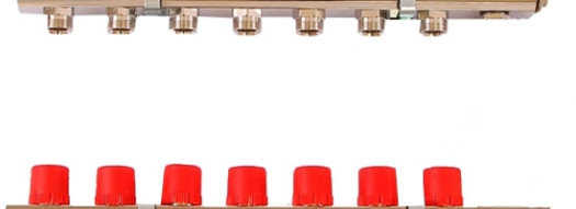 Коллекторная группа 1"xM24x19 - 7 выходов - Emmeti Topway