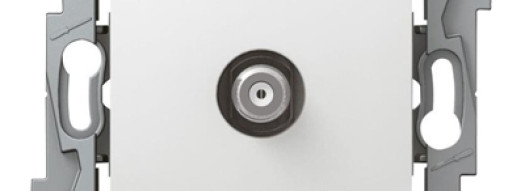 Розетка TV-F - Niloe - белый