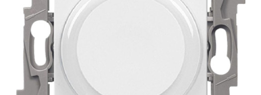 Светорегулятор поворотый без нейтрали 300 Вт - Niloe - белый