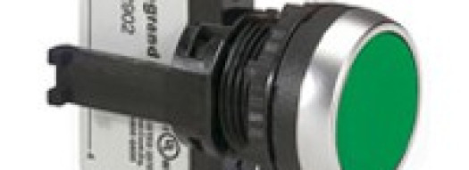 Кнопка с потайным толкателем - Osmoz - в сборе - IP 66 - зеленый