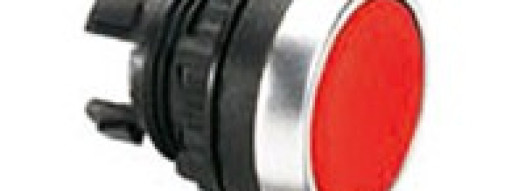 Кнопка с потайным толкателем - Osmoz - в сборе - IP 66 - красный