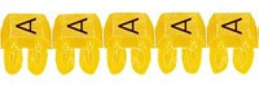 Маркер CAB 3 - для кабеля 4-6 мм² - заглавная буква ''A''