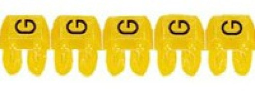 Маркер CAB 3 - для кабеля 4-6 мм² - заглавная буква ''G''