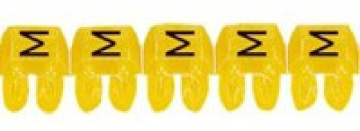 Маркер CAB 3 - для кабеля 4-6 мм² - заглавная буква ''M''