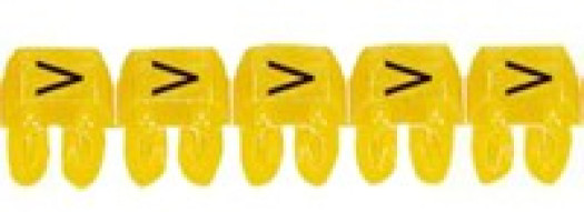 Маркер CAB 3 - для кабеля 4-6 мм² - заглавная буква ''V''