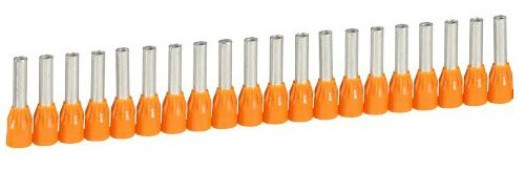 Наконечник в лентах Starfix для кабелей сечением 4 мм² - оранжевый