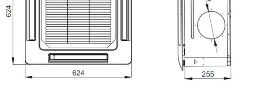 CA82 - мощ. охлаждения 5.91, мощ. отопления 11.97 - BPS Clima