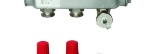 Коллектор из нержавеющей SSM-F стали с расходомерами - Manifold 2+2