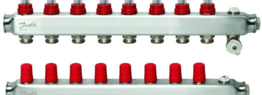 Коллектор из нержавеющей SSM-F стали с расходомерами - Manifold 8+8