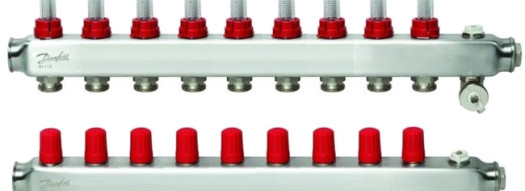 Коллектор из нержавеющей SSM-F стали с расходомерами - Manifold 9+9