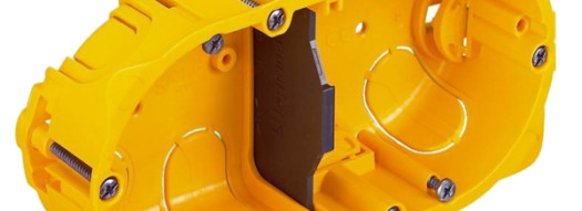 Монтажная коробка - 2 поста - Batibox - глубина 40 мм