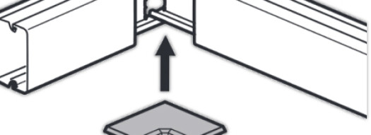 Внутренний неизменяемый угол 90° - для кабель-каналов DLP-S 85x50