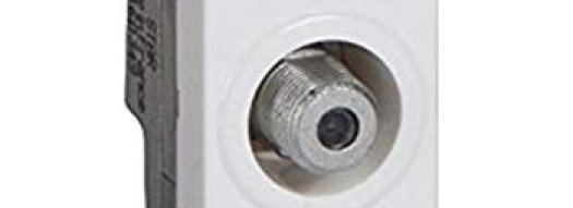 Розетка TV - 1 модуль - Mosaic - белый