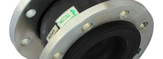 Компенсатор резиновый с фланцами PN16, DN40 - Tecofi